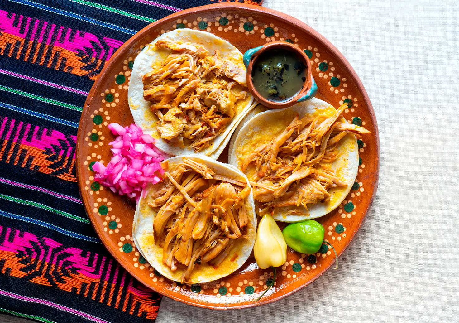Tacos tradicionales mexicanos