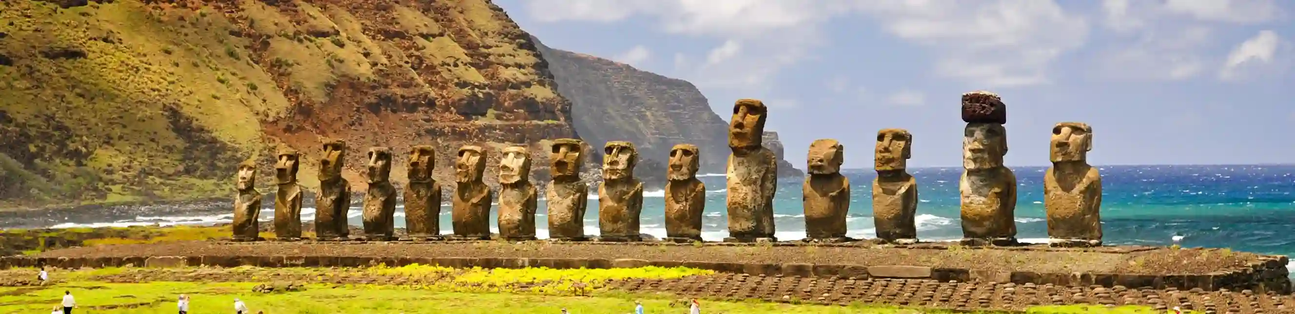 Vista aérea de la Isla de Pascua