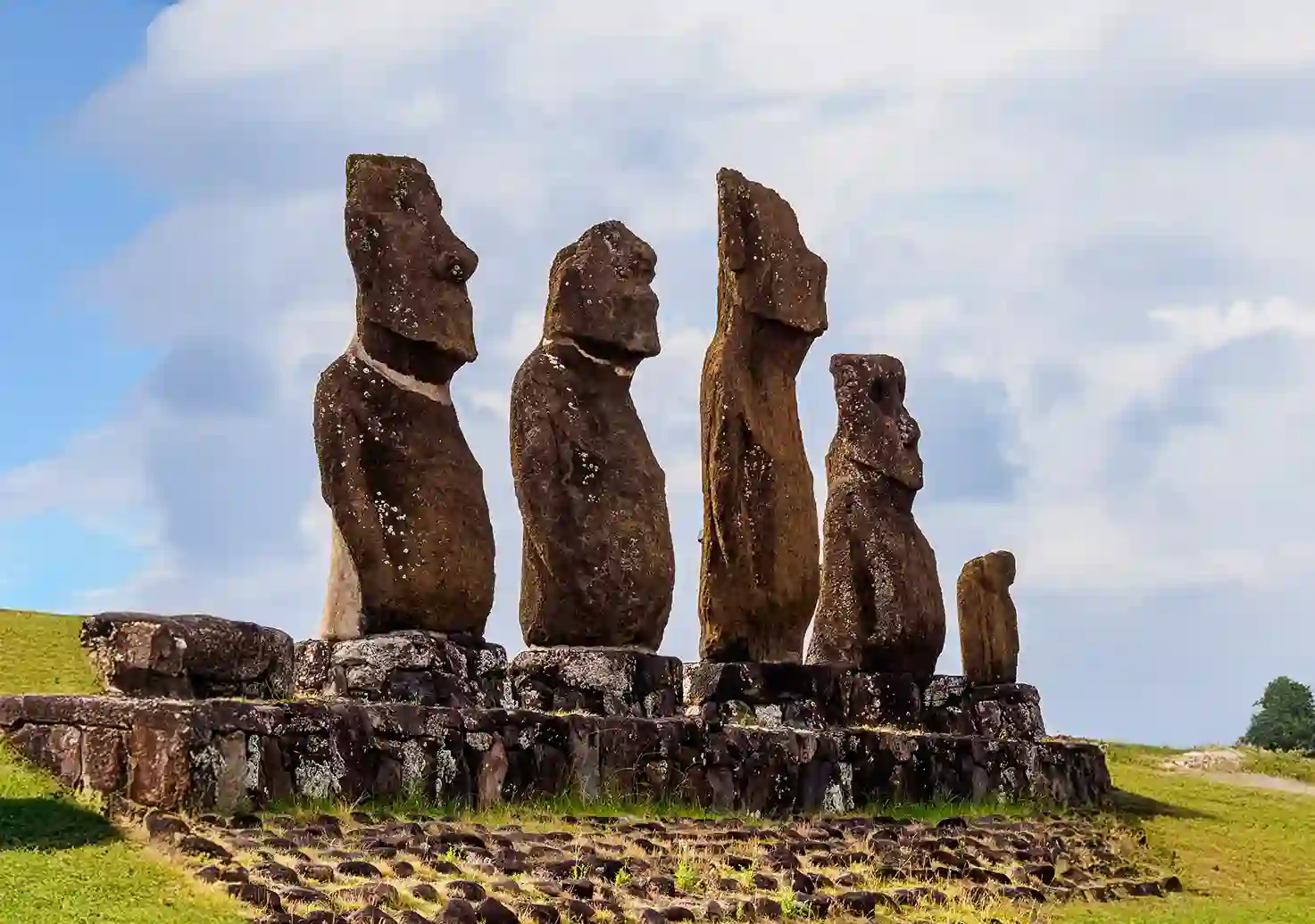 Ahu Tongariki, formación icónica de Rapa Nui