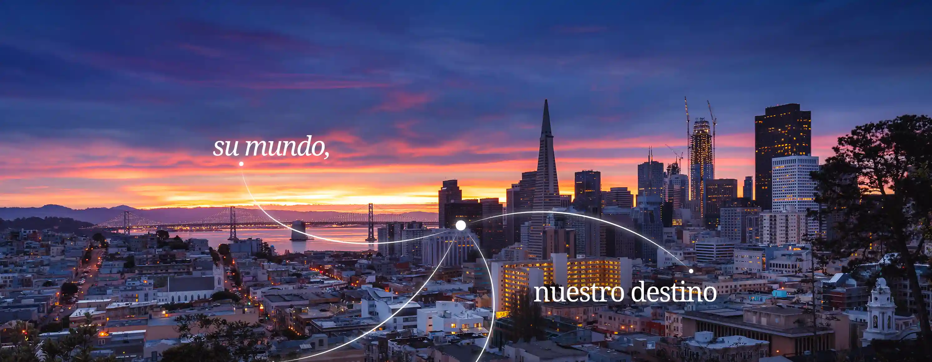 San Francisco y el Golden Gate al atardecer